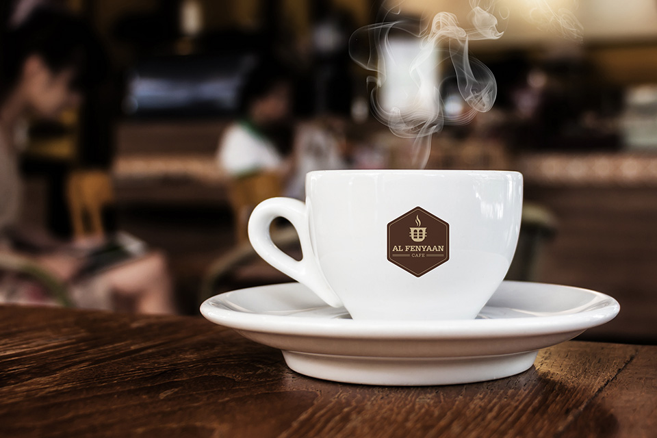 AF coffee shop dubai logo design