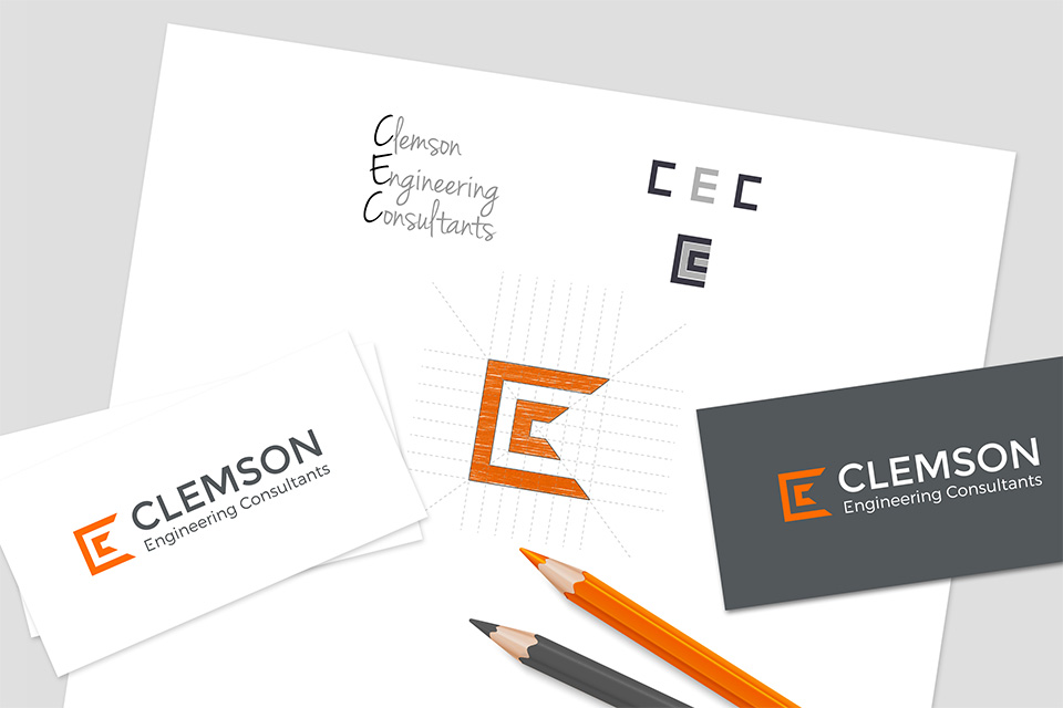 CEC dubai logo design process