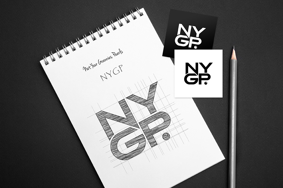 NYGP dubai logo design process