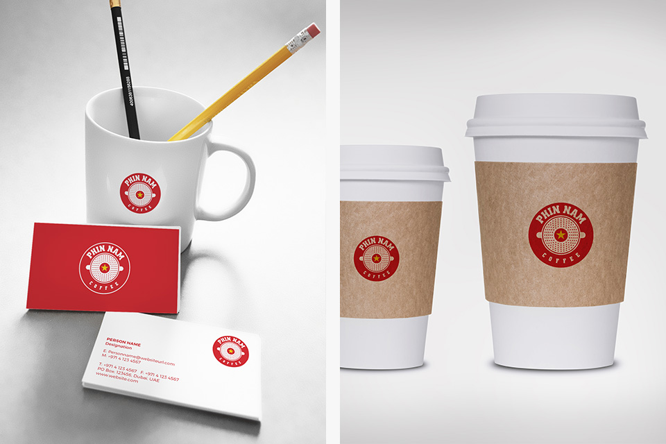 Phinnam Coffee logo design